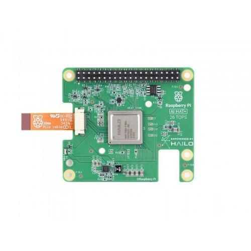 [SC1791] Raspberry Pi AI HAT+ Add-On Board for Raspberry Pi 5 Boards, 26TOPS, with Built-In Hailo AI Accelerator