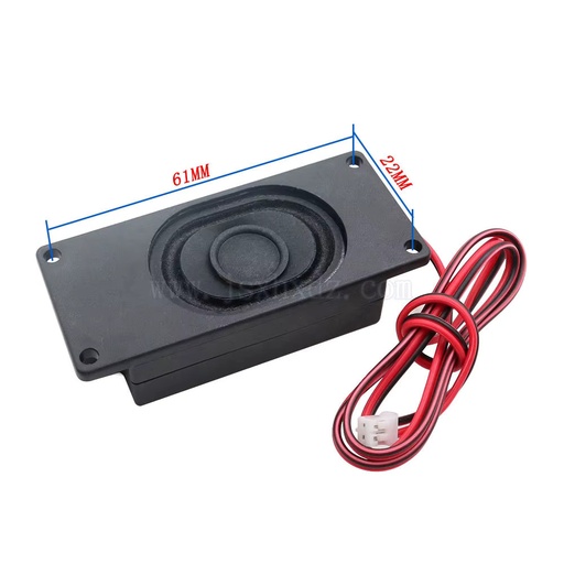 [AF509] 3070 Type Square Audio Speaker 8R3Wwith 500mm 2P-2.0 Cable