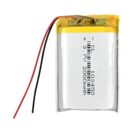 [103450] 3.7V 2000mAh Battery 103450 Lithium Polymer Ion Rechargeable Li-Po Battery 