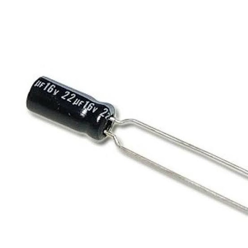 [22uF 16V] 22uF 16V Electrolytic Capacitor 