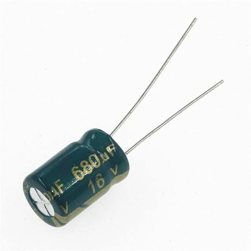 [680uF 16V]  680uF 16V Electrolytic Capacitor 