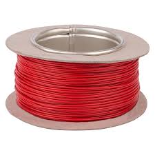[CWCX0039] 100M Stranded Hookup wire 20/0.13MM TC+PVC OD 1.25MM -RED