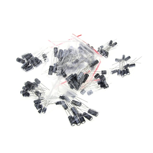 [AC107] 120pcs 12 values Electrolytic capacitor assortment set pack