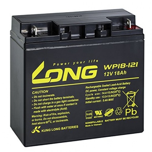 [WP18-12SHR] 12V 18Ah Lead Acid battery -LONG