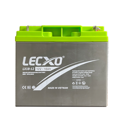 [LX18-12] 12V 18Ah Lecxo  Lead Acid Dry Battery