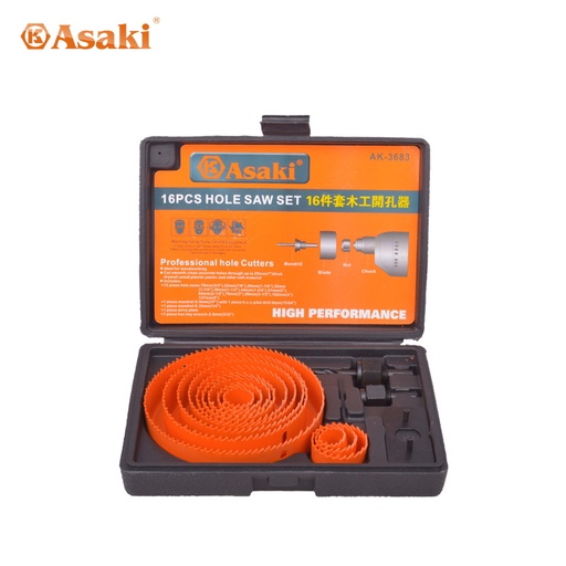 [AK-3683] 16pcs hole saw set