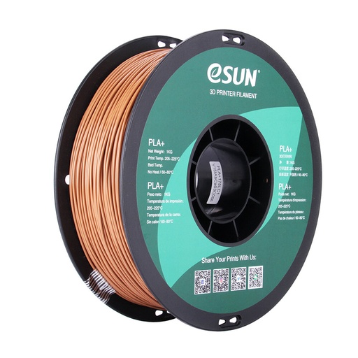 [ESUN LIGHT BROWN] 1.75MM PLA+3D FILAMENT LIGHT BROWN-1KG(N.W)