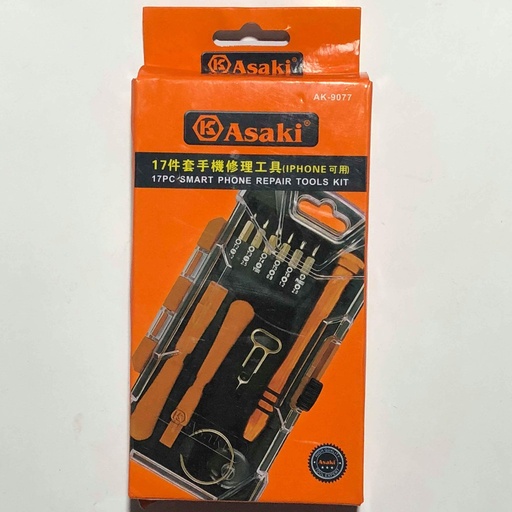 [AK-9077] 17pcs Smart phone Repair Tools Kit