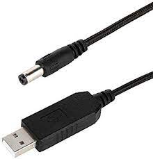[NA603] 1m Wire 5V 2A to 12V 1A USB Booster Cable DC5.5*2.1MM