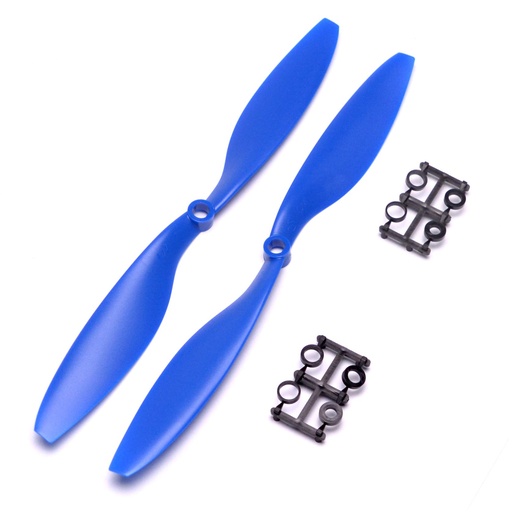 [WA117] 1 Pair Blue  1045 Blade propellers, 10 inch 10x4.5 for Quadcopter Drone (Aperture 6 mm)