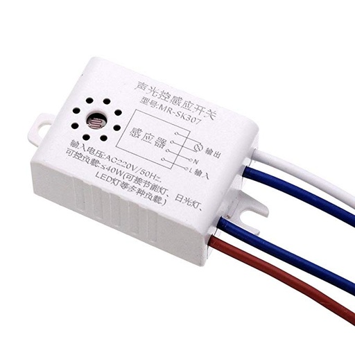 [BI0004719] 220V Automatic Sound Voice Sensor For On Off Street Light Switch Photo Control 