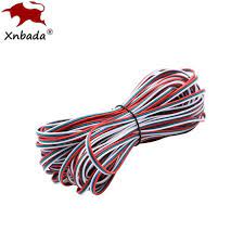 22 AWG 3 Conductor Wire for WS2811 WS2812b 3Pin RGB Extension Cable  