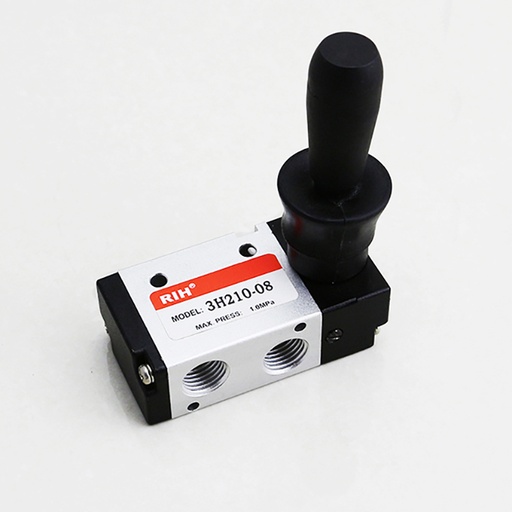 [4H210-08] 2 Position 3 Way 1/4'' Pneumatic Hand Lever Operated Manual Control Push Pull Valve