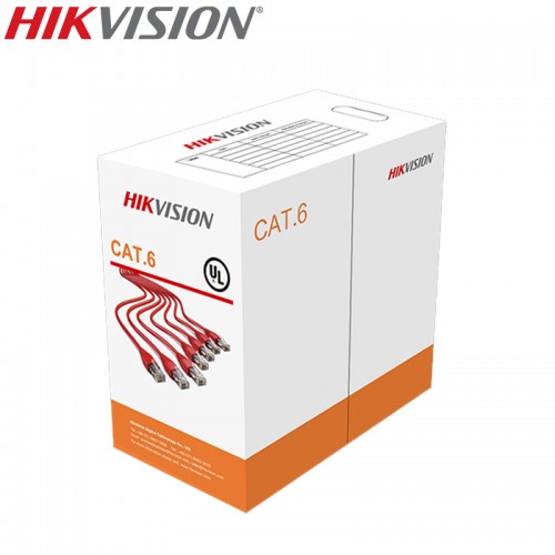 [DS-1LN6U-SC0] 305 m CAT6 UTP Network Cable (Solid Copper, 0.55 mm, Orange)