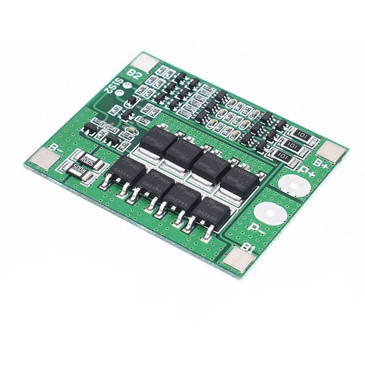 [NA405] 3 series 12V18650 lithium battery protection plate 11.1V 12.6V with balanced 25A over flow charging BMS