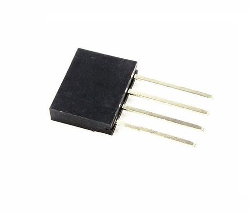 [AC035] 4 Pin Female 11mm tall stackable Header Connector 