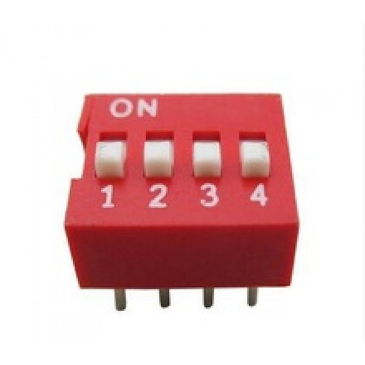 [NC127] 4Pin Flat Dial switch 2.54mm