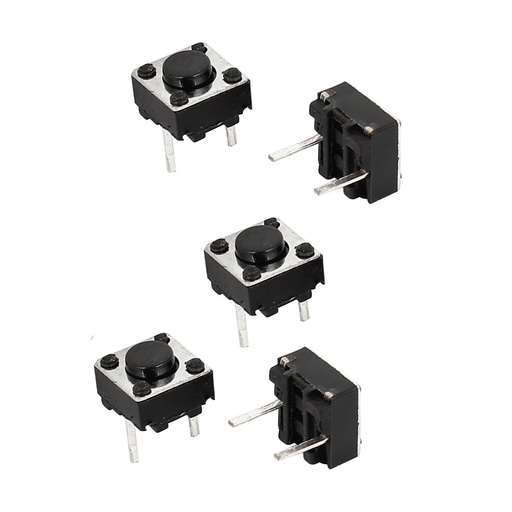 [202102070436] 6*6*5mm 2pin Tactile Push Button Switch Short Leg