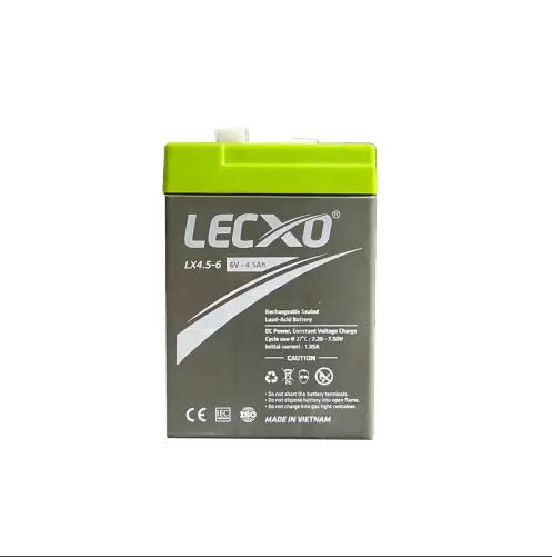 [LX4.5-6] 6V 4.5Ah Lead Acid battery - Lecxo