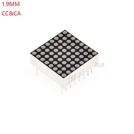 [AC298] 8x8 1.9mm Red LED Dot Matrix Display 16pin CA 788BS