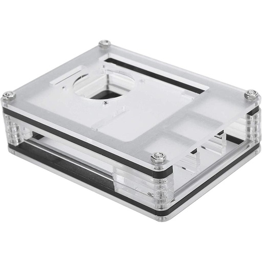 [RA518] Acrylic Multilayer 9 Layer Case for Raspberry Pi 4B Supporting 3007/3010 Fan