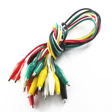 [AA037a]  Alligator Clips Electrical DIY Test Leads  Double-ended Crocodile Clips (1 pc)