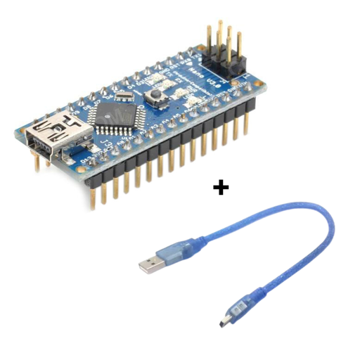 [AA007] Arduino Nano V3.0 FT232 Chip + Mini USB Cable