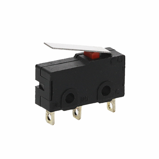 [3A126] Arm Lever 28mm, 250V 5A SPDT 3-Pin Momentary Plastic Micro Limit Switch