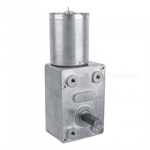[HW0000094] DC 12V gear reduction motor worm reversible high torque geared motor 2-100RPM Mayitr Mini Electric Gearbox Reducer