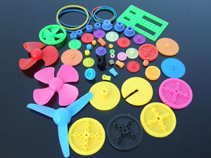 [AC253] DIY Colorful plastic motor gears 