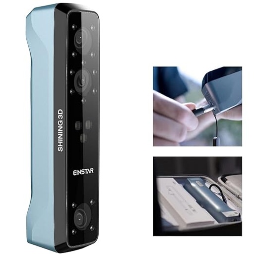 Einstar 3D Handheld Infrared VCSEL Structured Light Scanner with RGB Color Camera