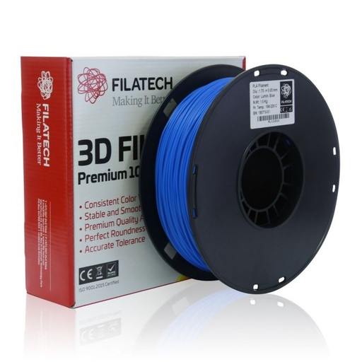 [PL-1-2-05-13] Filatech 3D printing PLA filament-1kg-Sky Blue