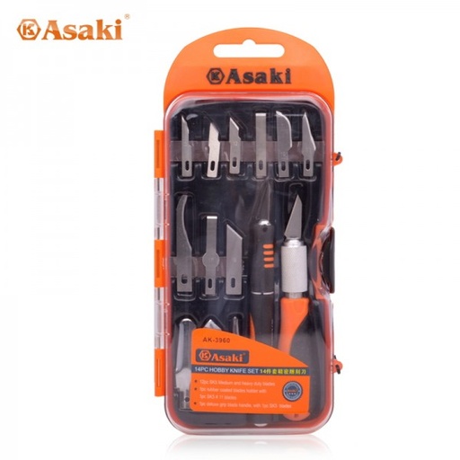 [AK-3960] Hobby knife Kit 14pcs 