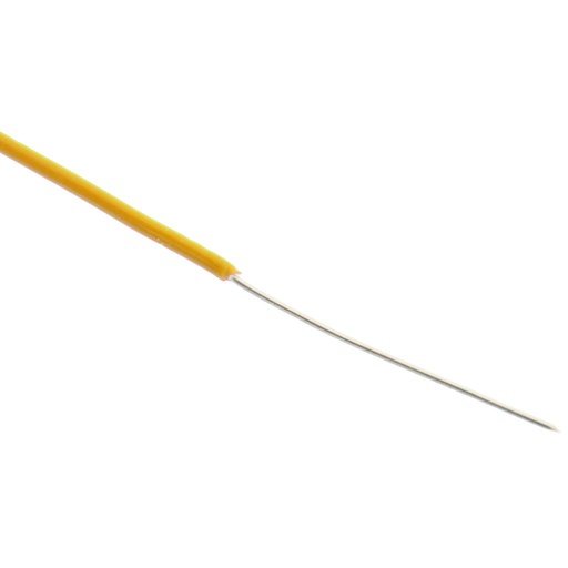 [BSM125STCW-YELLOW20.013MM] Hookup Solid Core Wire 20.013MM TC + PVC OD 20.013MM YELLOW - 1 Meter