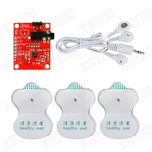 [NB083] Keyes Ecg module AD8232 ecg measurement pulse heart