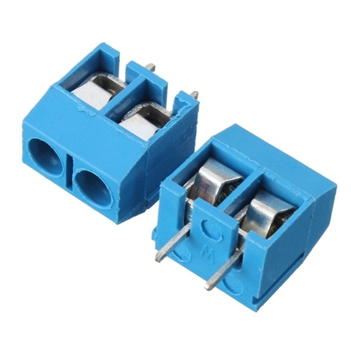 [AC062] KF301-2P 5.08mm Blue Screw Terminal