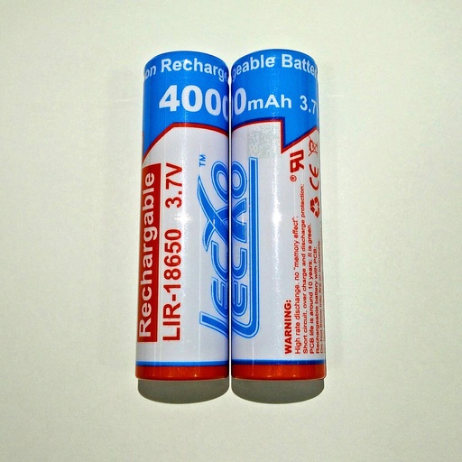 [NC280] LECXO 18650 3.7V 4000MAH Lithium Battery