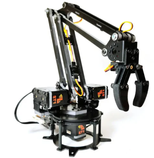 [LSS-3DOF-KT] Lynxmotion SES-V2 Robotic Arm (3 DoF) w/ Smart Servos Kit