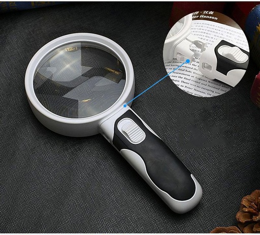 [6.92789E+12]  Magnifying Glass Loupe with LED backlight 10 Times magnifying 