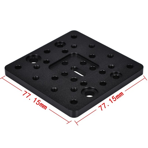 [3C342] Openbuilds Black Metal Stand Bracket C-Beam Gantry Plate