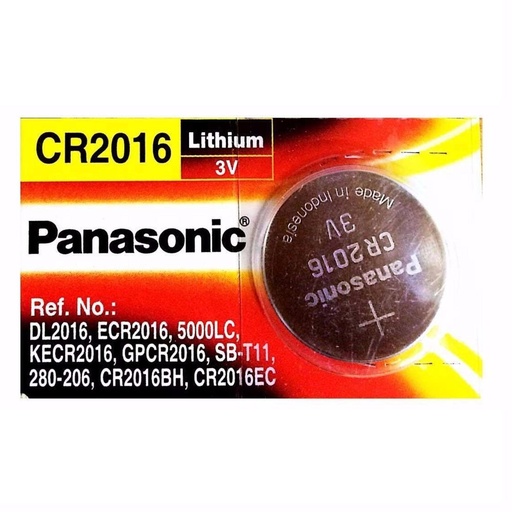 [PCR2016] Panasonic CR2016 Lithium 3V Coin Cell Battery