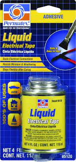 [85120] PERMATEX LIQUID ELECTRICAL TAPE 40Z 