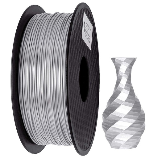 [3D317] PLA+SILK 1.75MM Silk Silver Filament