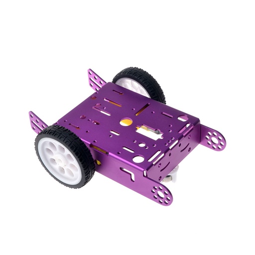 [AD135] Purple 2WD Aluminum Smart Robot Car Chassis Kit DIY