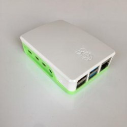 [RA601] Raspberry 4B White Green ABS Case China Version