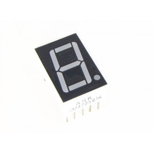 [AC013]  Red 1 Digit 7 Segment LED Display Common Cathode(CC)