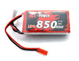 [2S3300] RED 3300MAH 2S 7.4V 25C High Power High Quality Model Airplane LIPO Battery JST Female