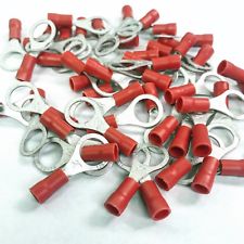[Circle type] Red Cable Terminals legs 1.5 mm Pack of 50  