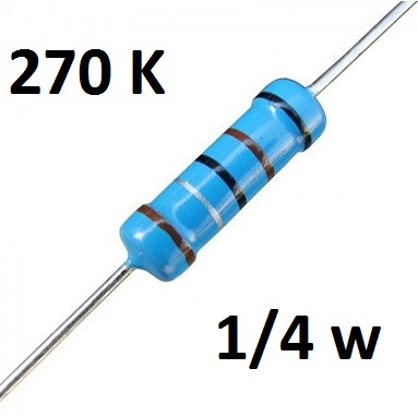 [NC227] Resistor 270K 1/4W (1pcs)