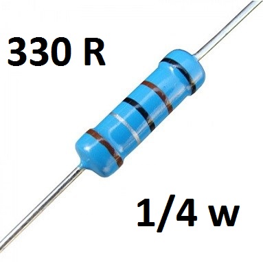 [AC093] Resistor 330R 1/4W